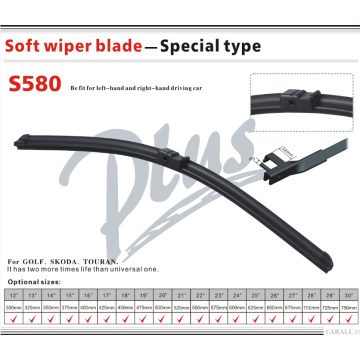 Accesorios Accesorios para automóviles S580 Special Wiper Blade para Golf Skoda Touran